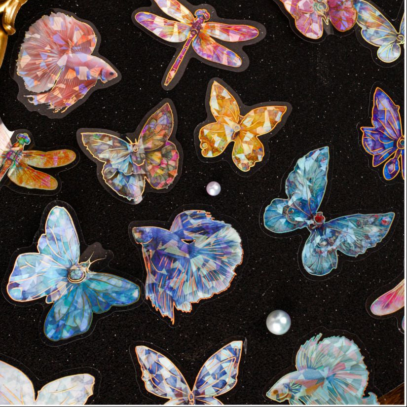 Nature Mosaic Series PET Stickers 20psc 10 variants image 0