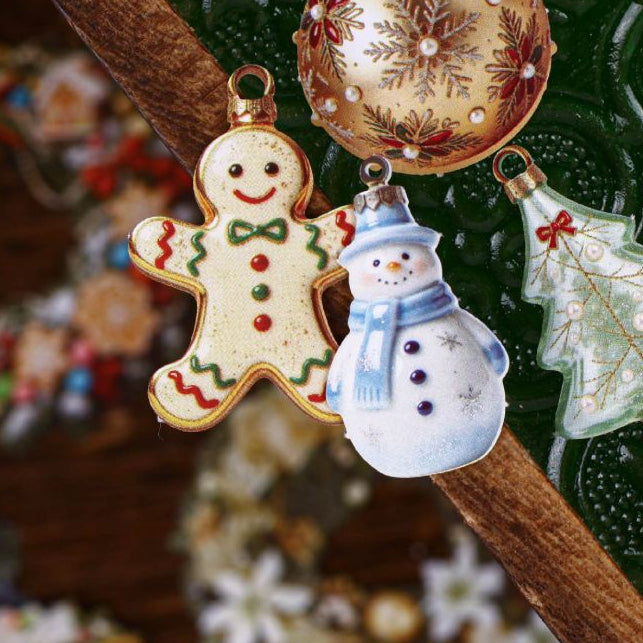 Christmas Themed Paper Stickers 10psc 5 variants image 3