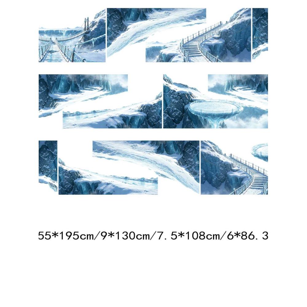 Ice Valley Winter Landscape PET Tape 7 5cm x 108cm image 0