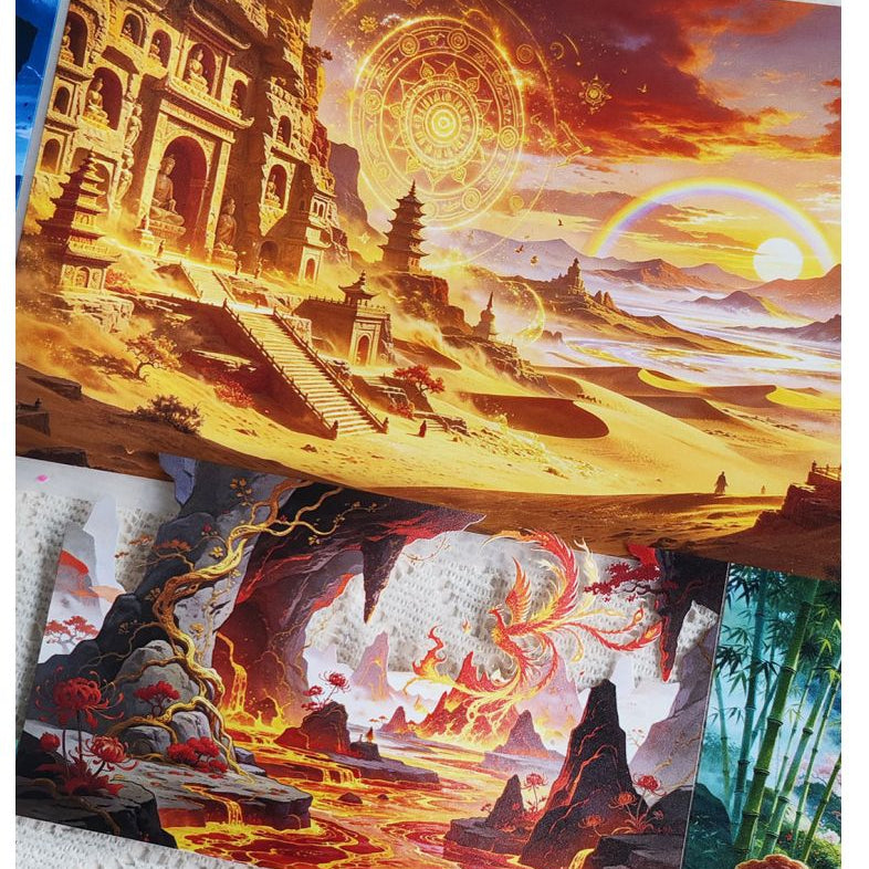 Fantasy Paradise Background PET Tape 7 5cm x 1 2m image 4