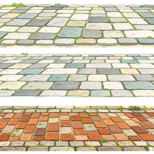 Brick and Stone Road Landscaping PET Tape 6cm x 122cm 2 variants