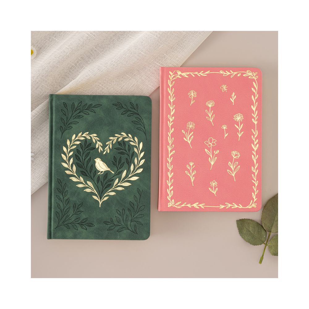 Flower and Bird Series Paper Notebook A5 96 Sheets image 2