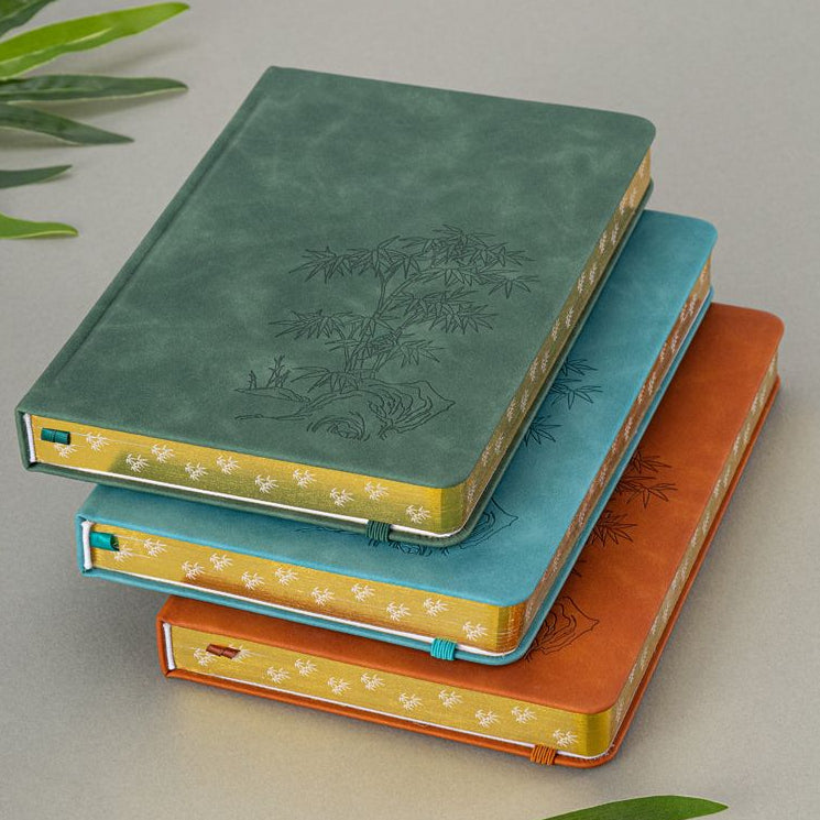 Bamboo Style Thick Paper DOT Matrix Notebook A5 96 sheets 4 variants image 0
