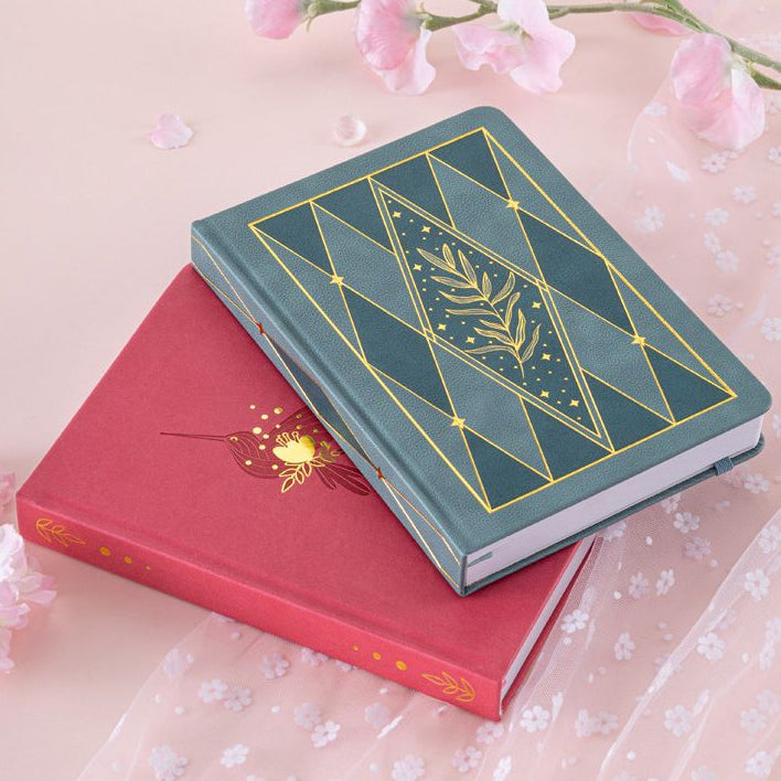 Floral and Birds Motifs Thick Paper DOT Matrix Notebook A5 96 sheets 3 variants image 3