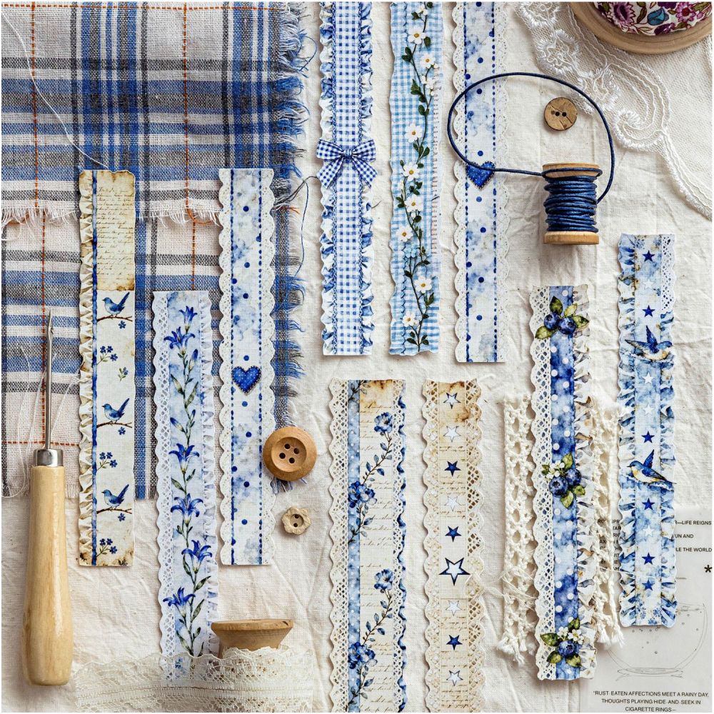 Lace Countryside Series Paper Stickers 20psc 6 Designs image 2