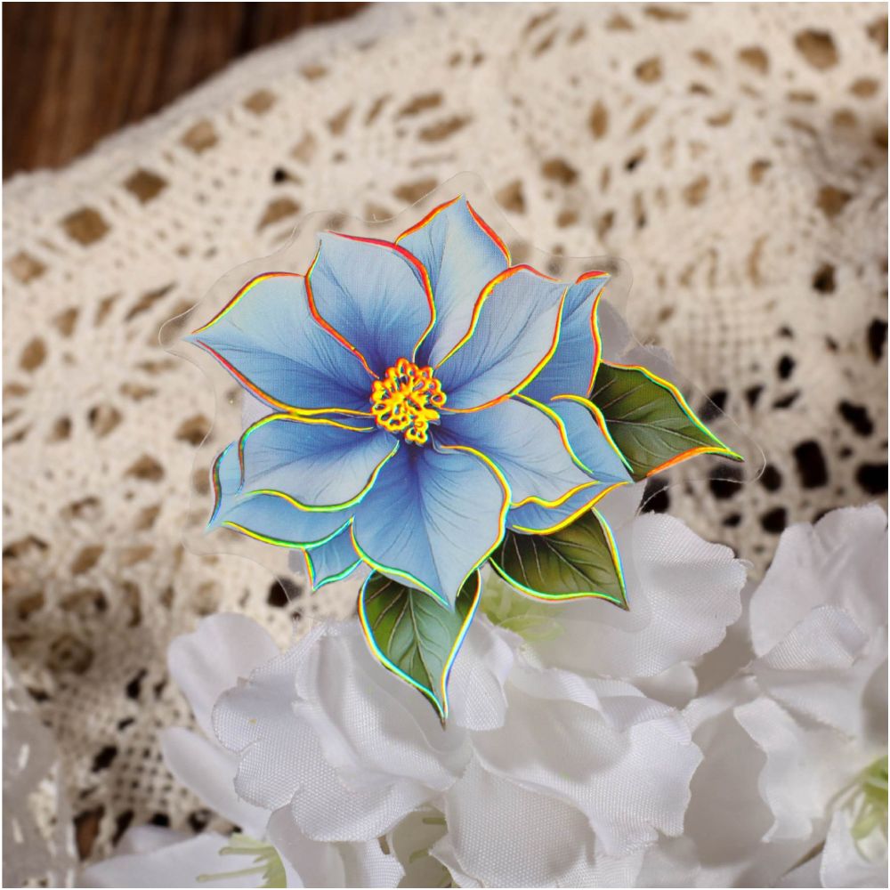 Starry Floral Series PET Stickers 20psc 6 Designs image 3