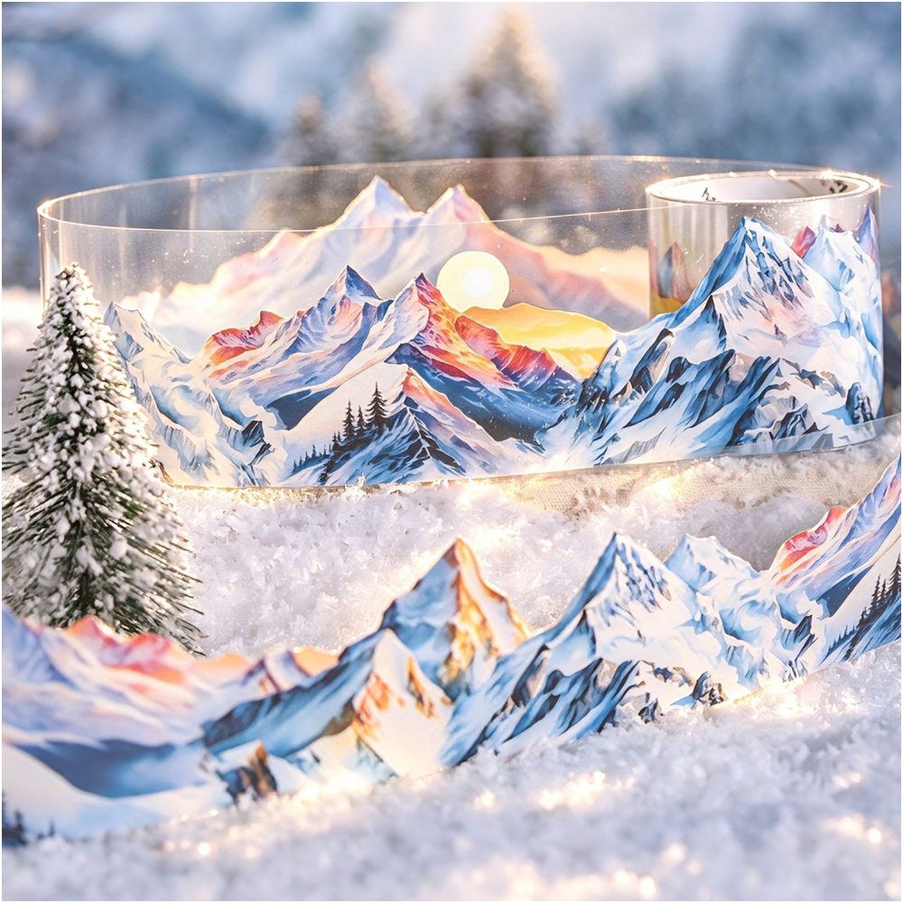 Winter Island Snow Dream PET Tape 4cm x 2m 6 Designs image 2