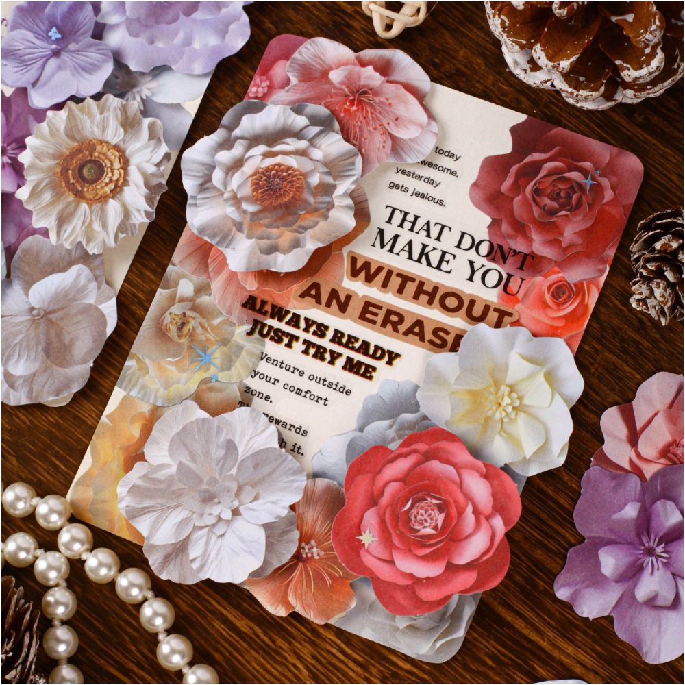 Blossom Notes Series Paper Stickers 30psc 6 Designs image 2