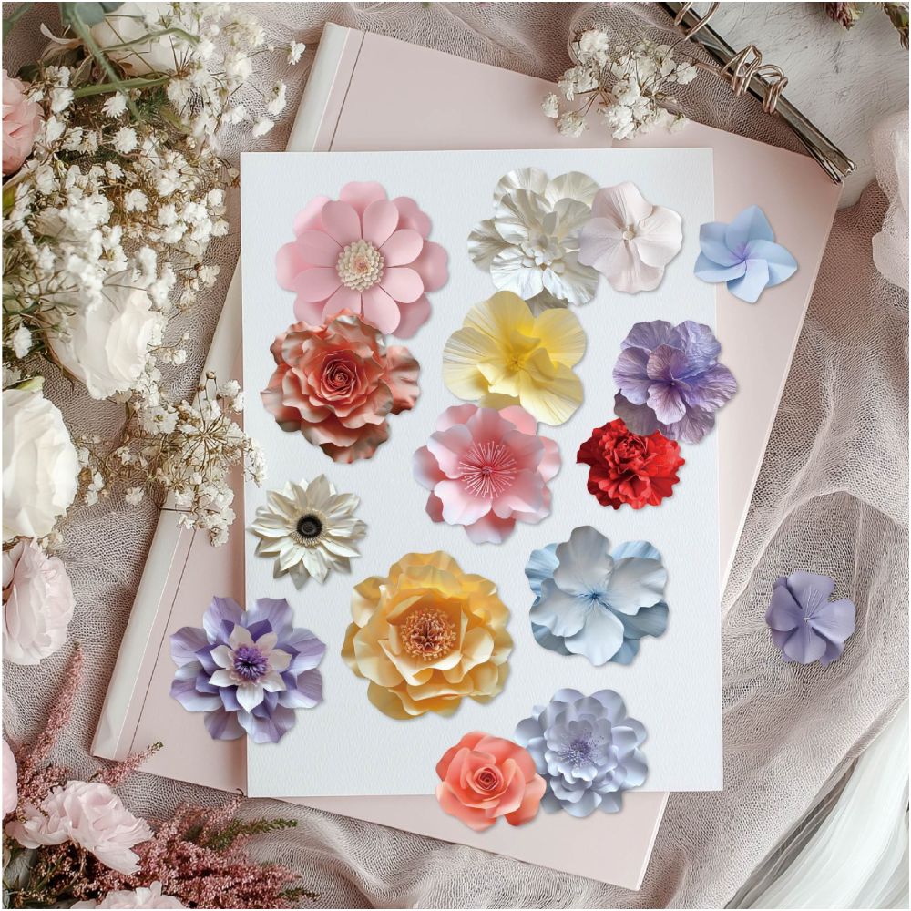 Blossom Notes Series Paper Stickers 30psc 6 Designs image 3