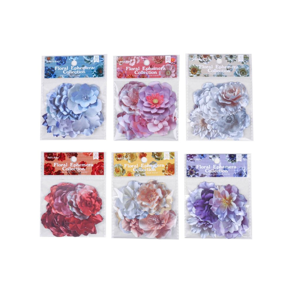 Blossom Notes Series Paper Stickers 30psc 6 Designs image 4
