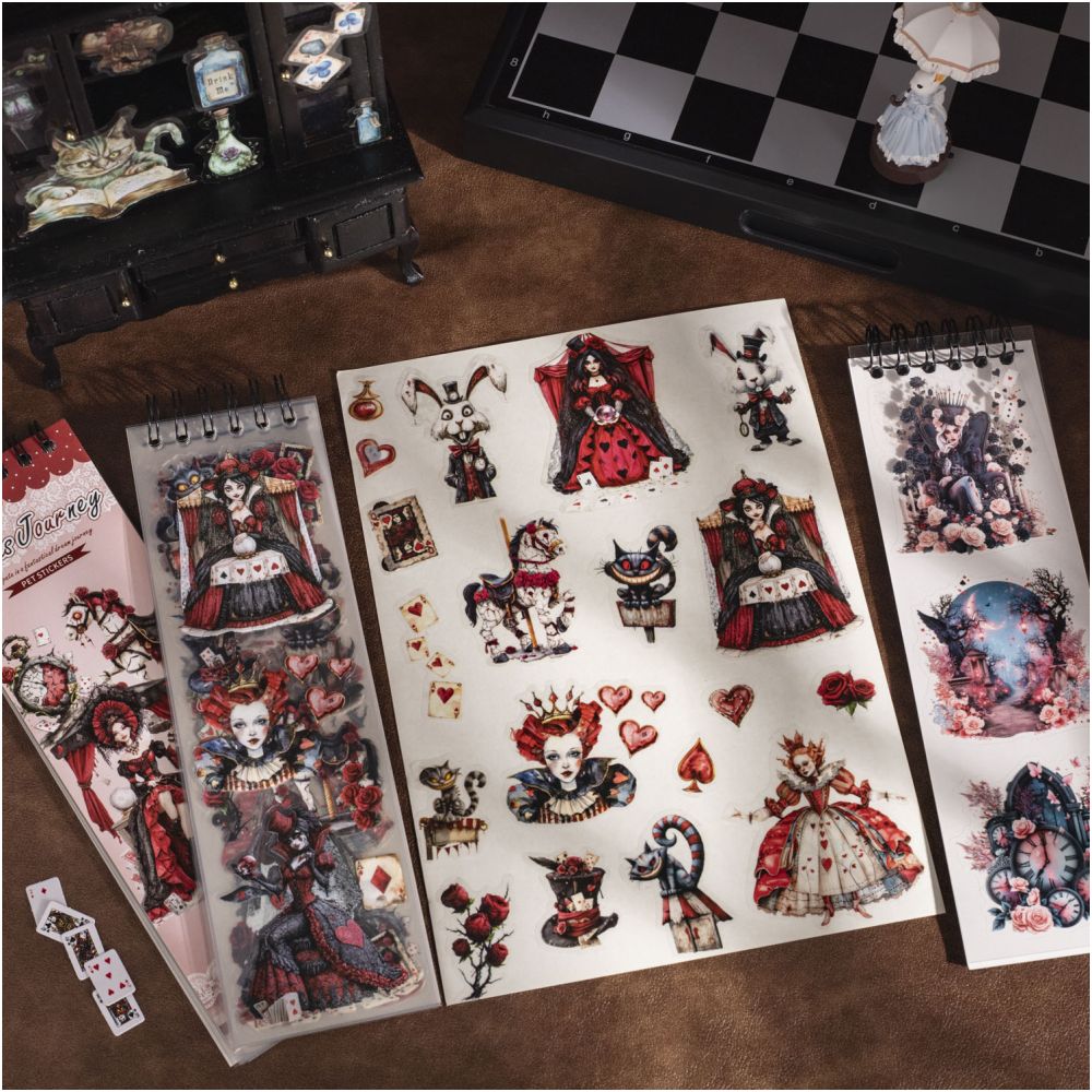 Alice s Journey Series PET Stickers 20 Sheets 4 designs image 2