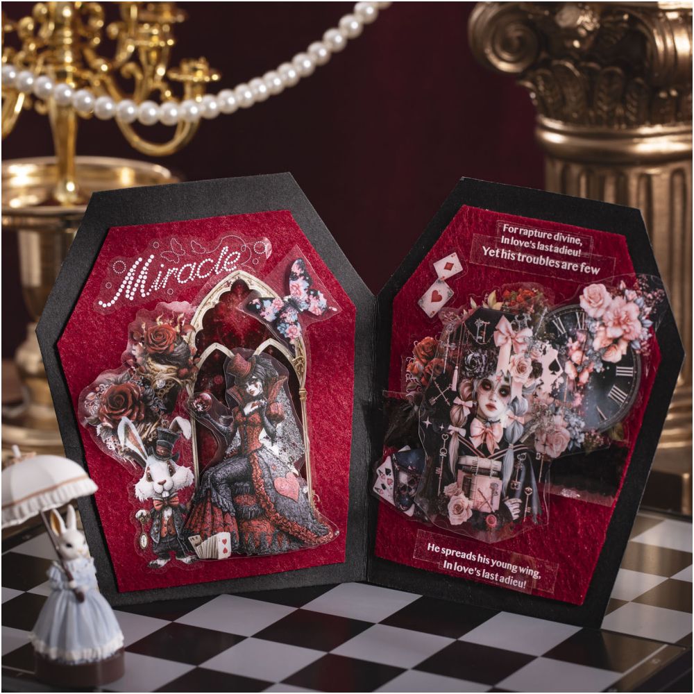 Alice s Journey Series PET Stickers 20 Sheets 4 designs image 3