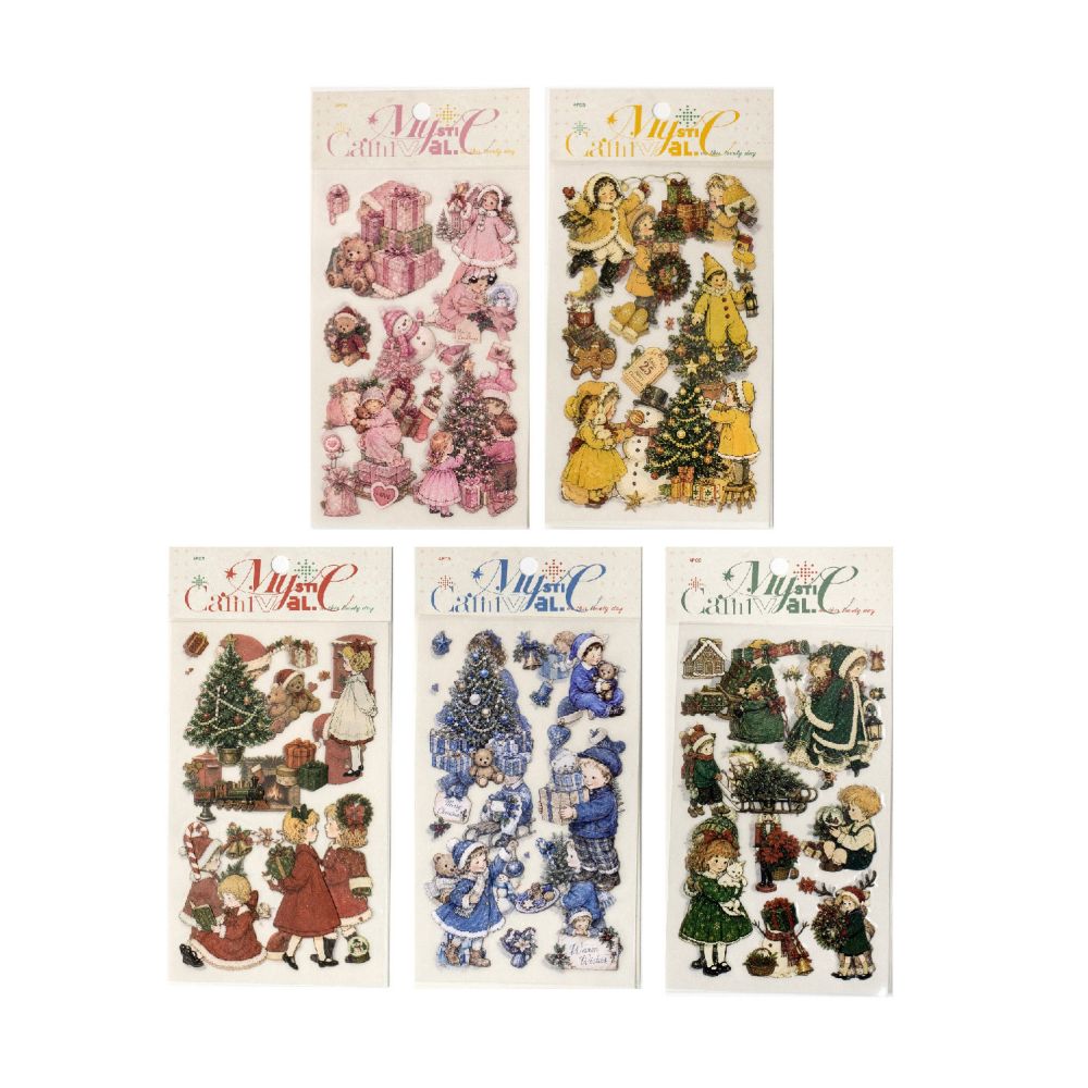 Mysterious Carnival Series PET Stickers 5 Designs image 4