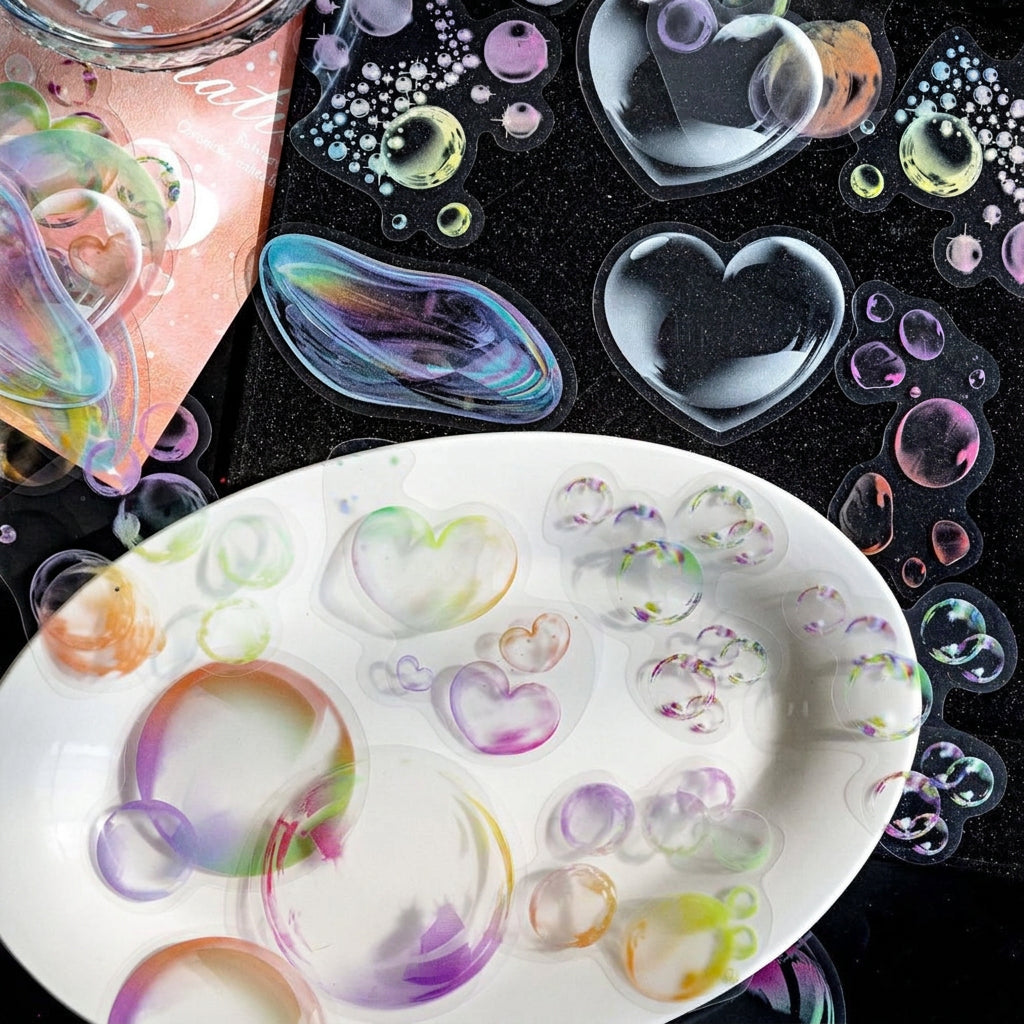 Refraction Record Series PET Stickers 20psc 4 Designs image 3