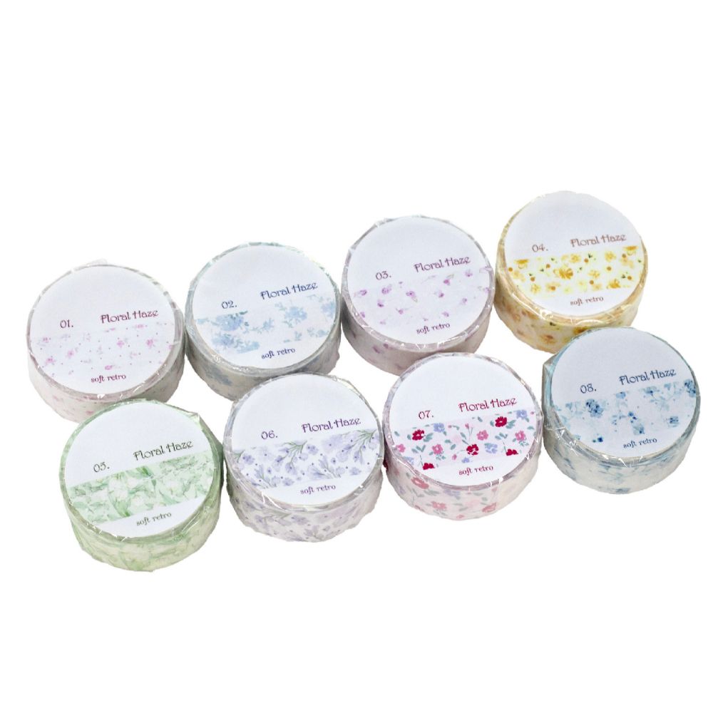 Spring Blooms Series Washi Tape 1 5cm x 2m 8 Designs image 4