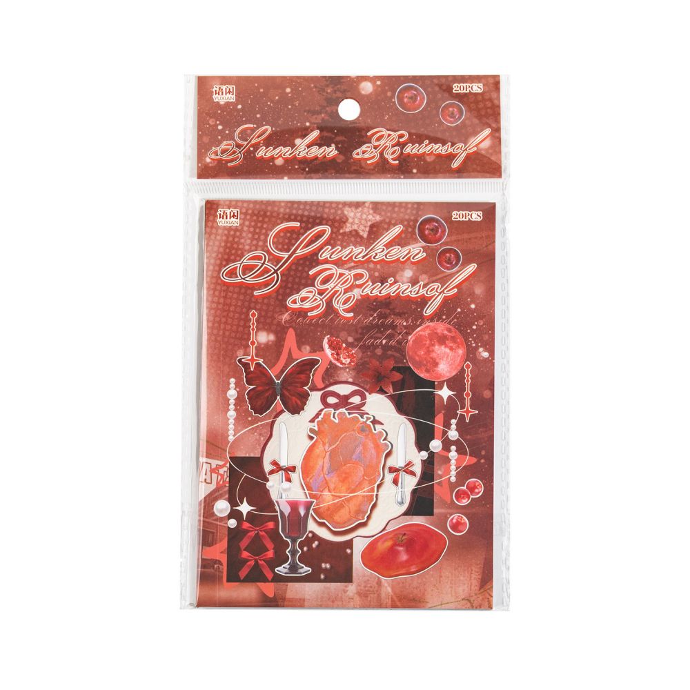 Dreamy Path Series Paper Sticker Book 20 sheets 2 designs image 4