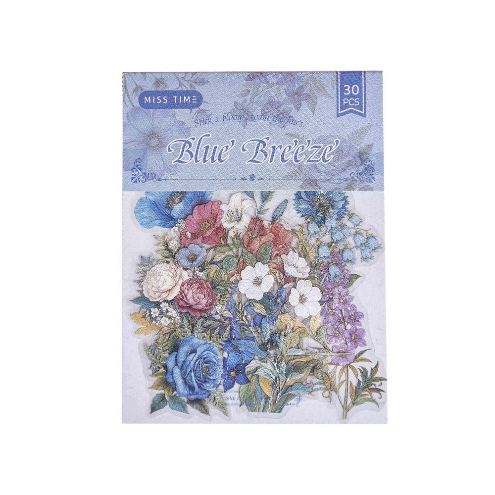 Flower Landscapes Series PET Stickers 30psc 6 Designs image 4