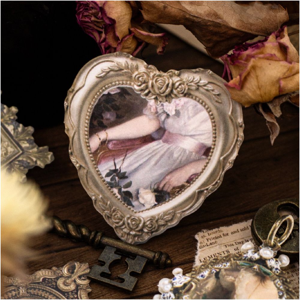 Vintage Photo Frame Paper Stickers 20psc 6 Designs image 1