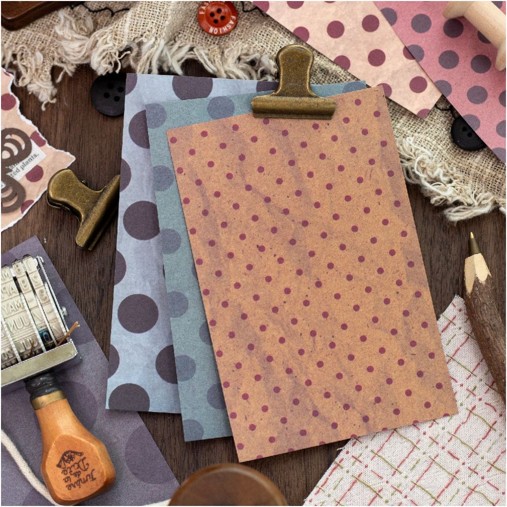 Polyphonic Time Series Paper Stickers 50psc 2 designs image 3