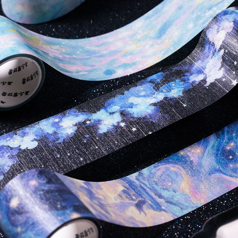 A Pool of Starlight Series PET Tape 6 Designs 4cm x 2m image 1