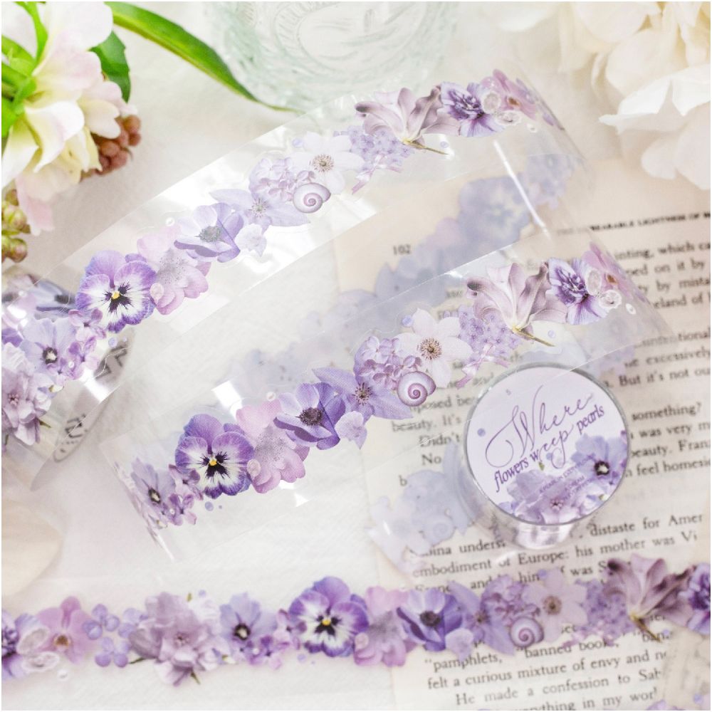 Floral Beads Series PET Tape 6 Designs 2cm x 2m image 2