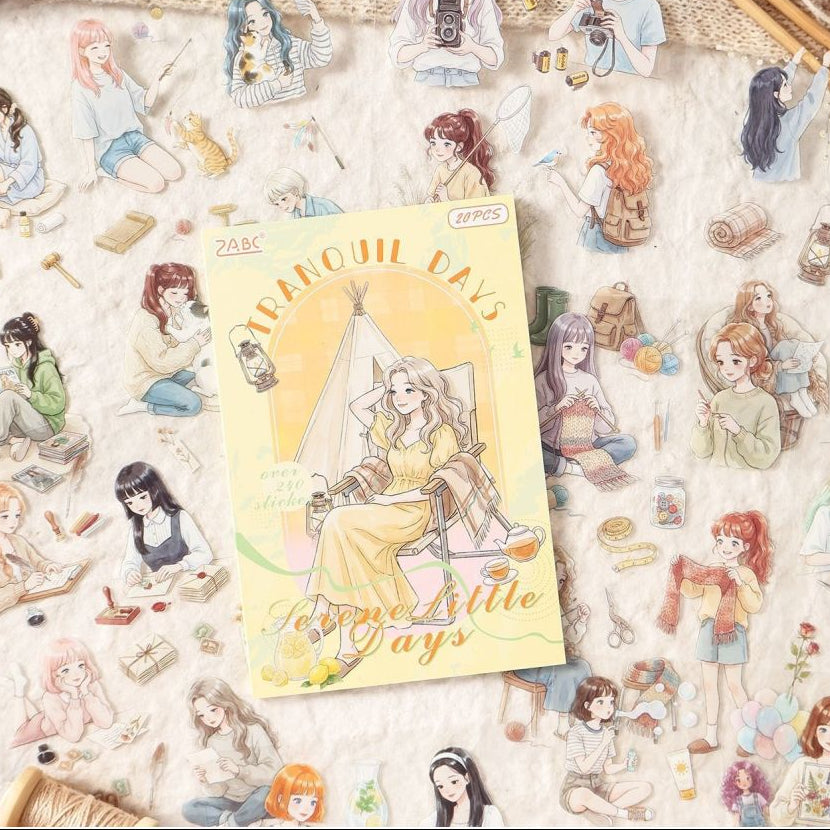 Escape Gentle Moments Series Sticker Book 20 sheets 4 Styles image 1