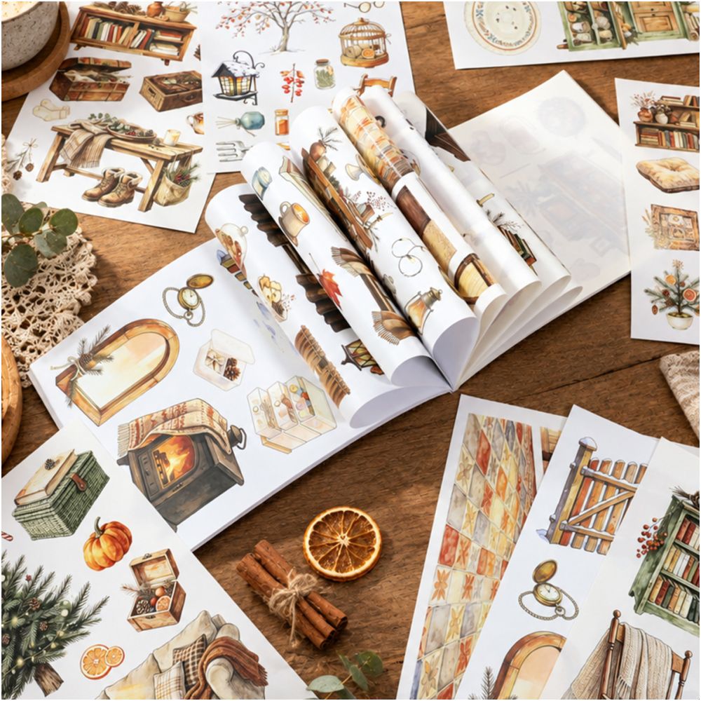 Interior Architecture Series Sticker book 20 Sheets 3 Styles image 3