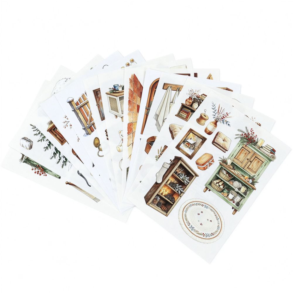 Interior Architecture Series Sticker book 20 Sheets 3 Styles image 4