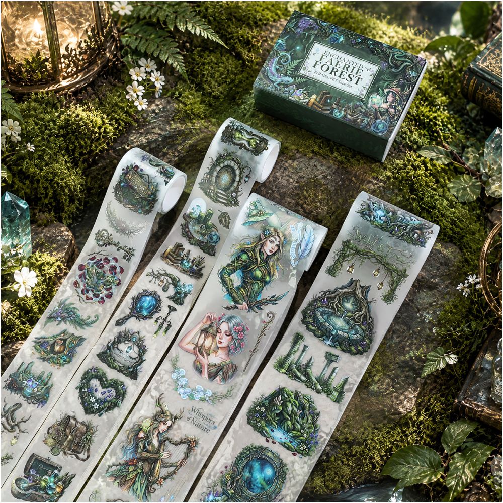 Fairy Forest Series PET Tape Set 4 Rolls image 0