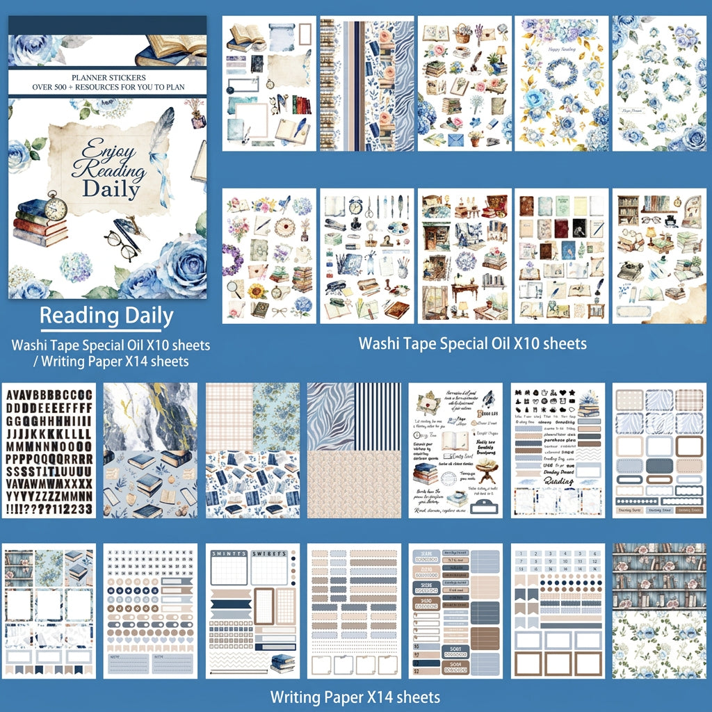 Planner Book Series Sticker Books 11 Styles