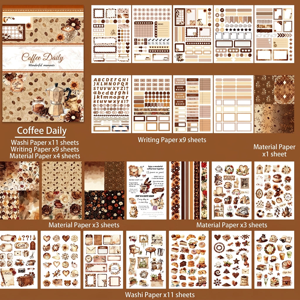 Planner Book Series Sticker Books 11 Styles