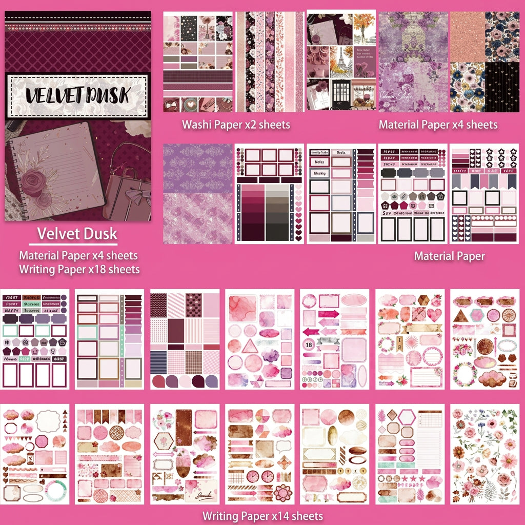 Planner Book Series Sticker Books 11 Styles