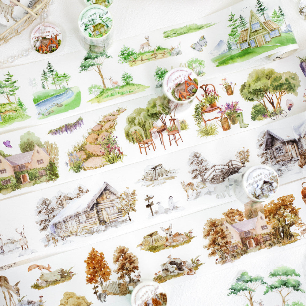 Season series beatiful washi tape 7 cm 2 m 4 styles image 2