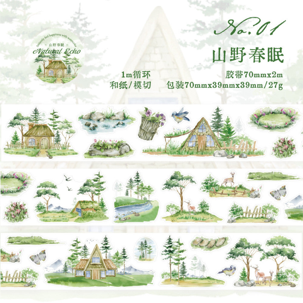 Season series beatiful washi tape 7 cm 2 m 4 styles image 6