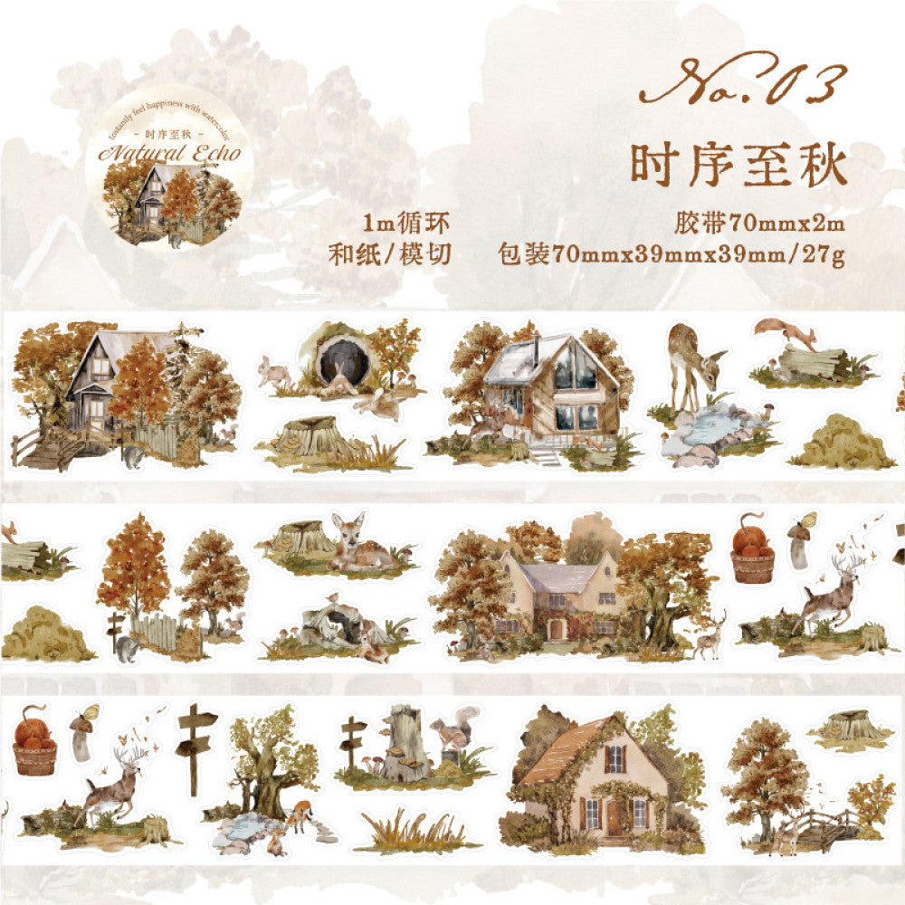 Season series beatiful washi tape 7 cm 2 m 4 styles image 9