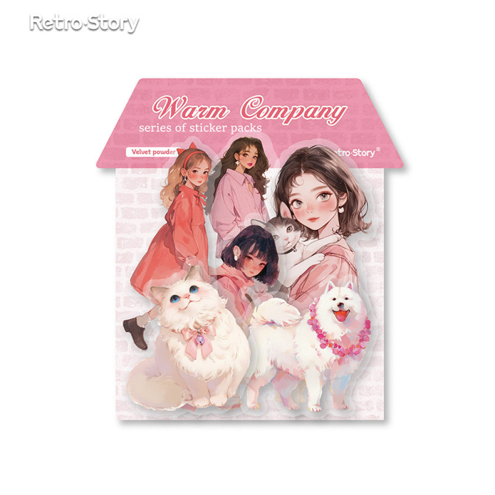 Daily series girl and per story PET stickers 30 psc 6 styles image 5