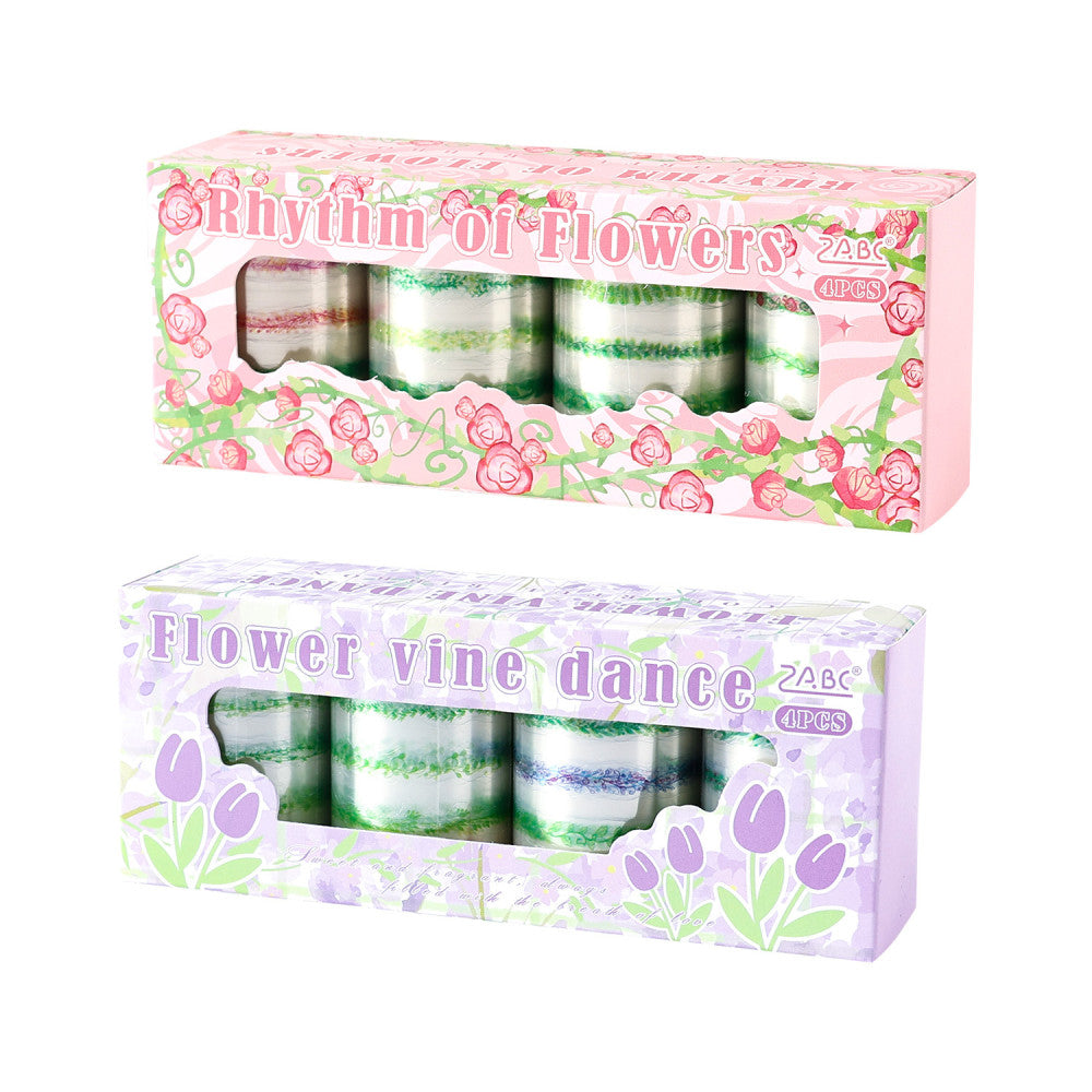 Flower theme PET tape 6 cm 2 m image 5