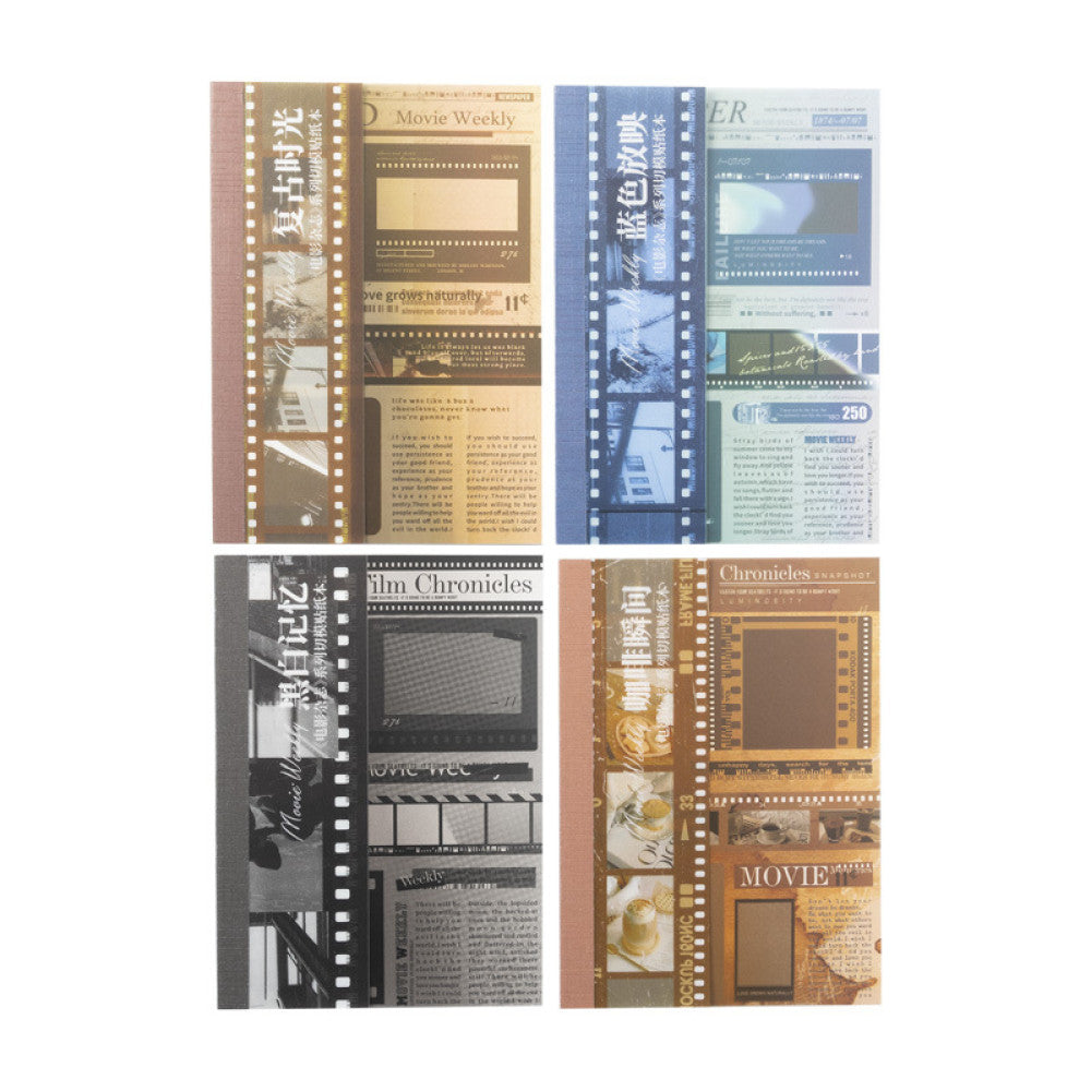 Retro style memory paper sticker book 10 sheets image 5