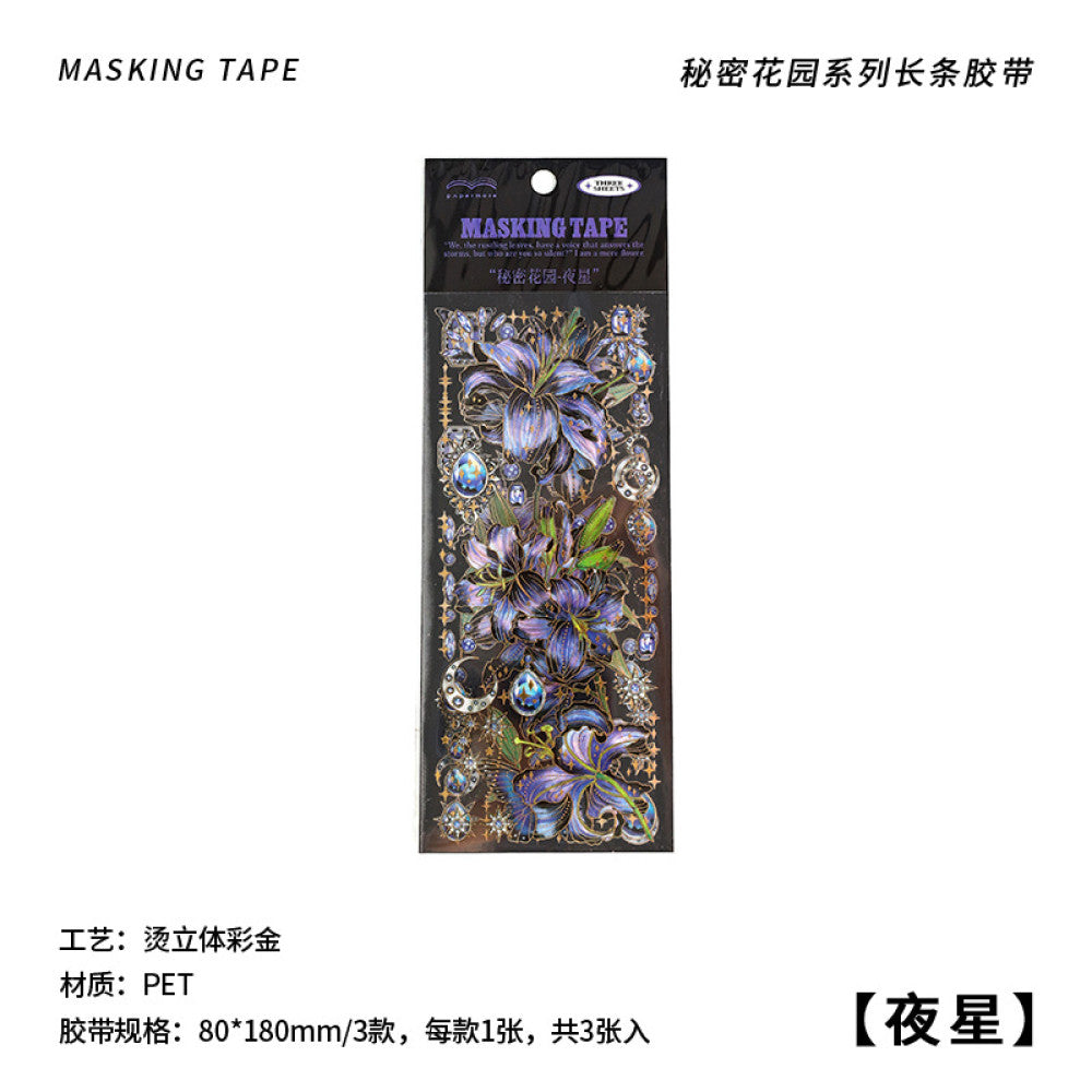 Flower butterfly shining bright Pet stickers 3 sheets 4 styles image 7