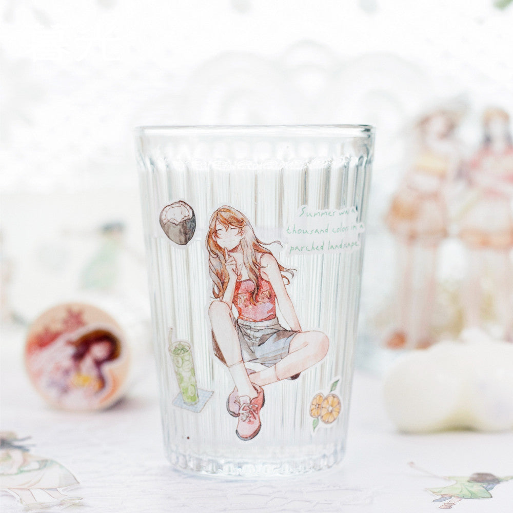 Summer romance PET tape 4 styles 4 5 cm 2 m image 2