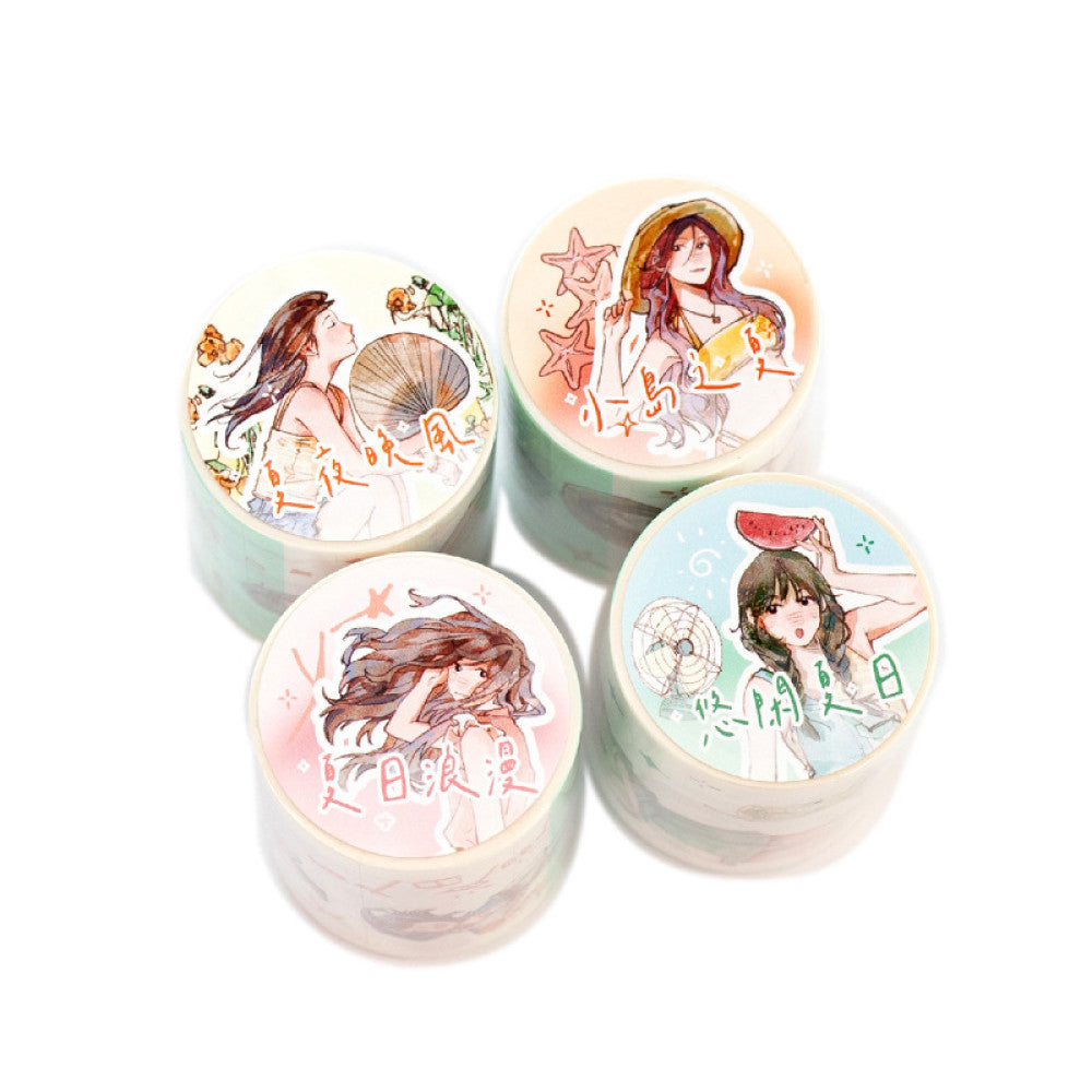 Summer romance PET tape 4 styles 4 5 cm 2 m image 5