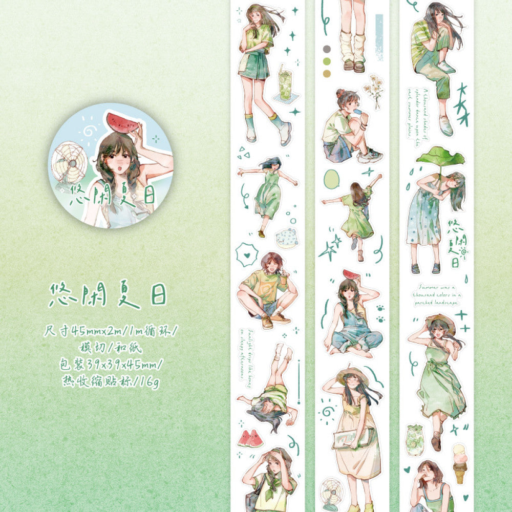Summer romance PET tape 4 styles 4 5 cm 2 m image 8