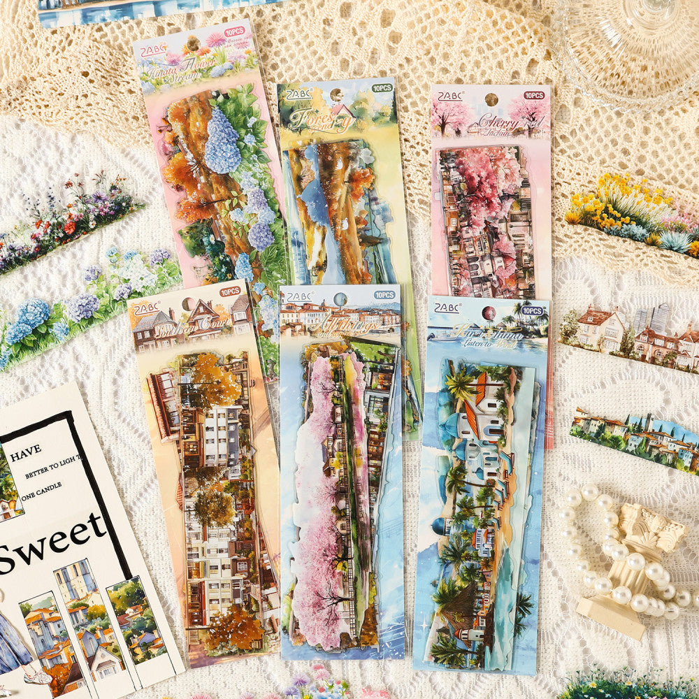 The forest series sticker pack 6 models 10 pcs image 1