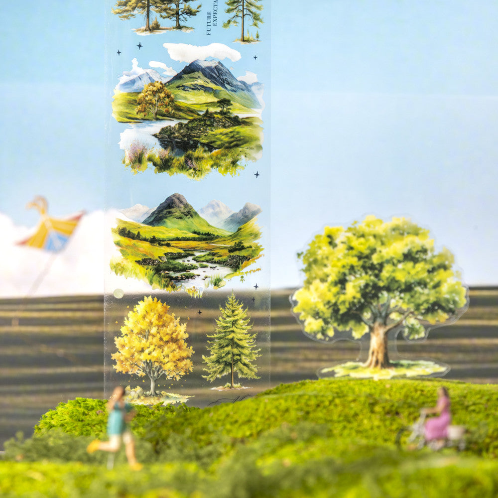 One Tree Landscape SeriePET Tape 6 Types 6 5 cm 2 m image 0