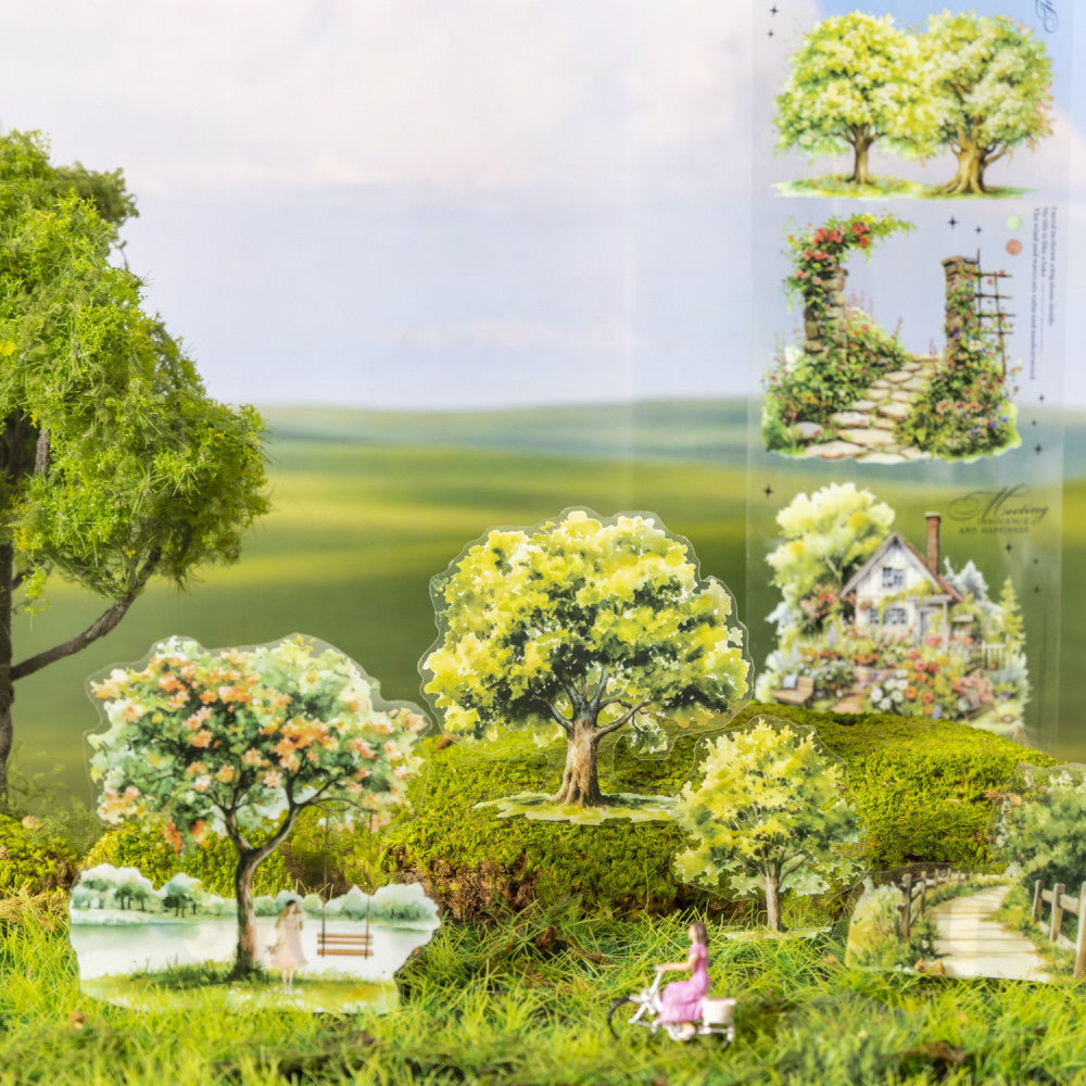 One Tree Landscape SeriePET Tape 6 Types 6 5 cm 2 m image 1