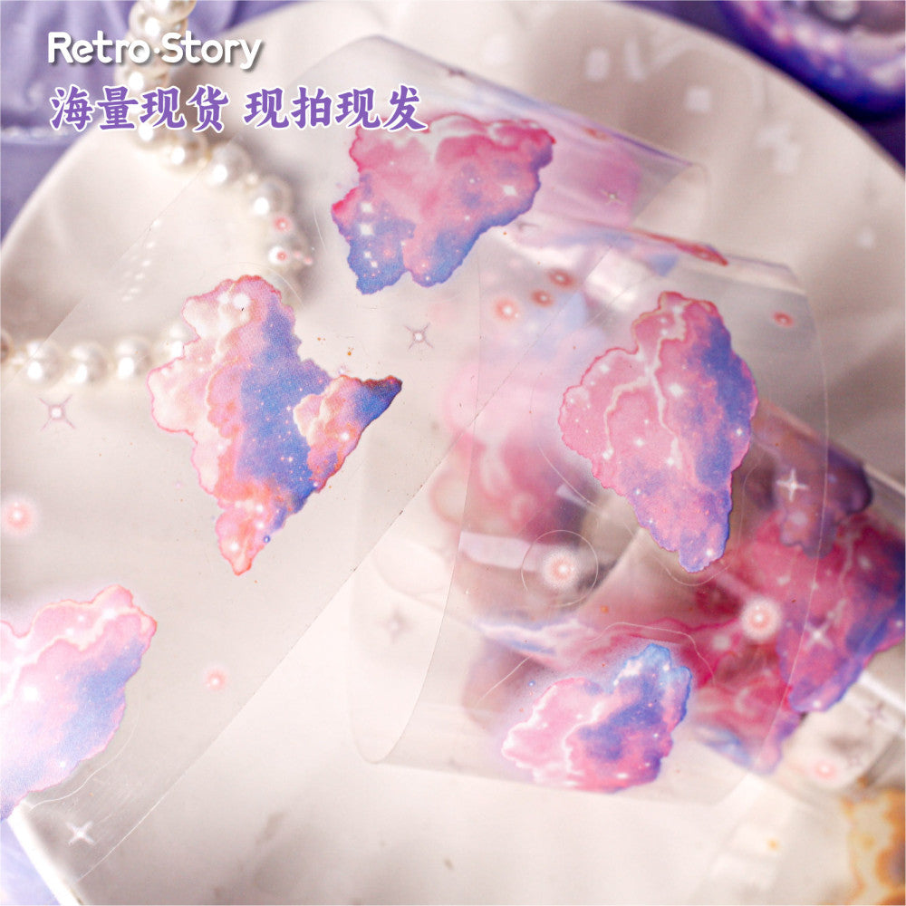RetroStory Cloud Series Background PET Tape image 2