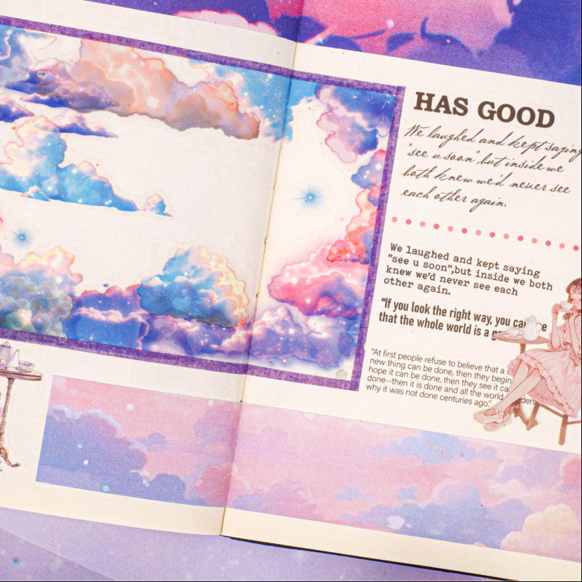 RetroStory Cloud Series Background PET Tape image 3