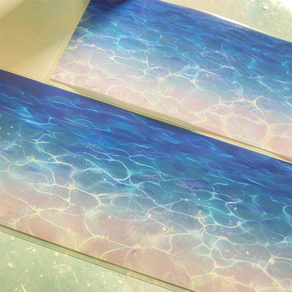 The blue sea is like a mirrorPET tape 7 cm 2 m image 3