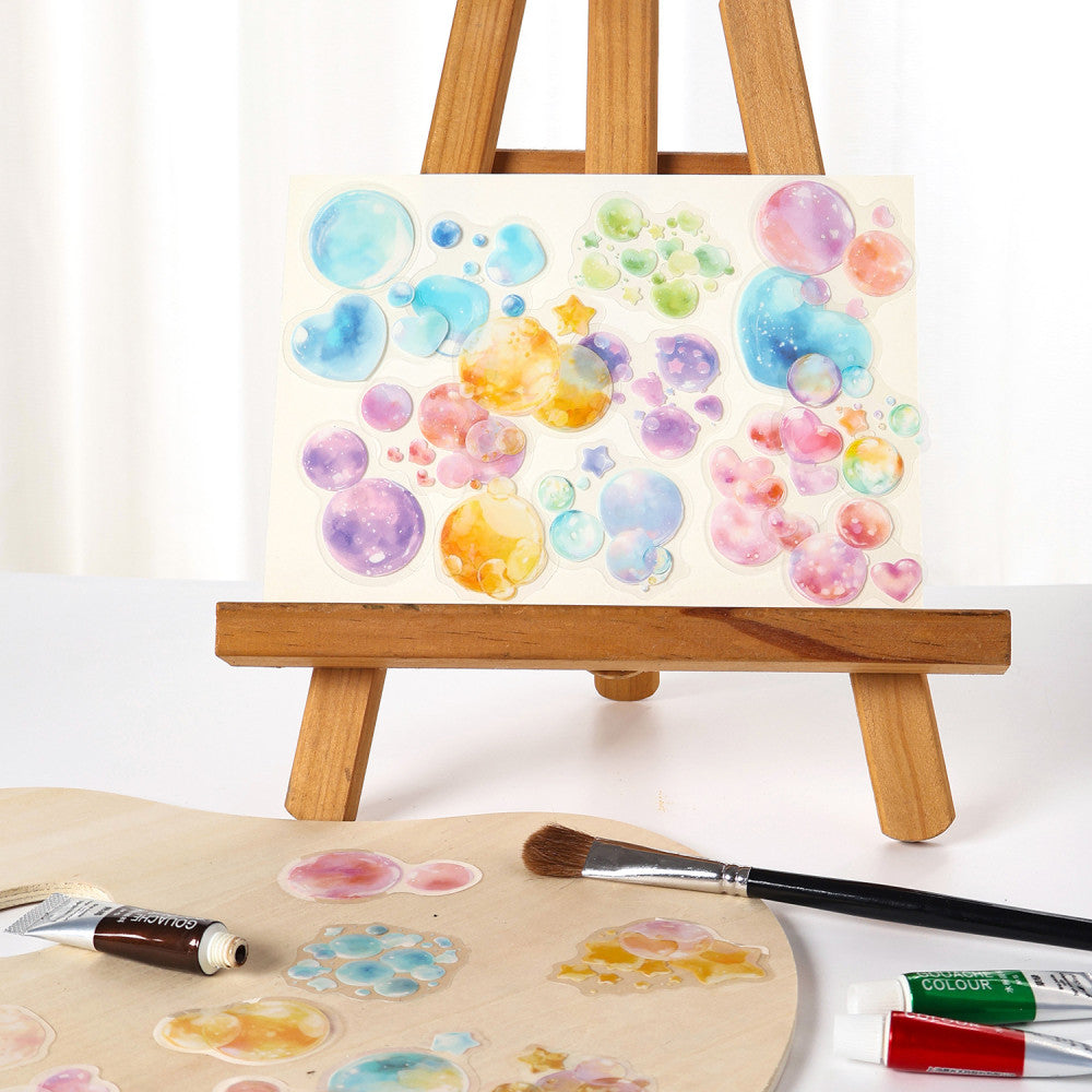 Dream Bubble Series PET Stickers 20 Sheets 6 Styles image 2