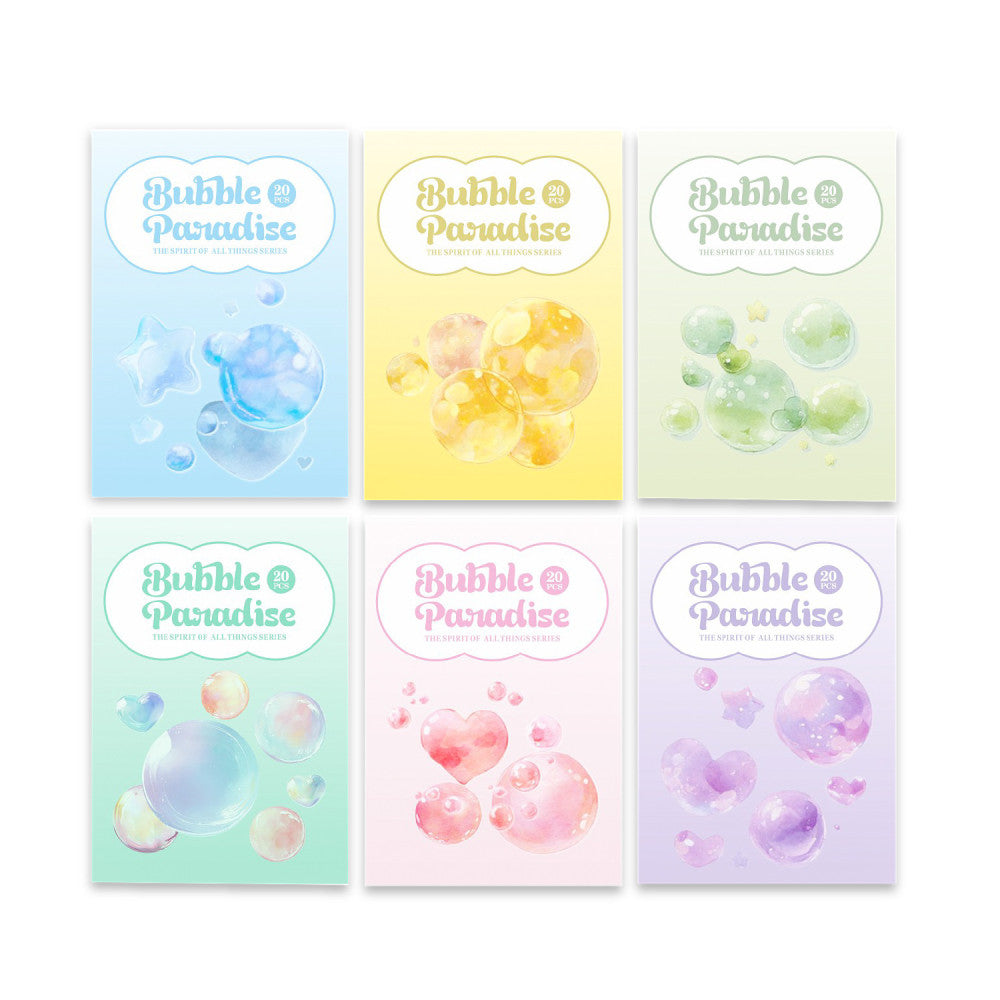 Dream Bubble Series PET Stickers 20 Sheets 6 Styles image 4